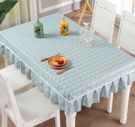 桌布布艺长方形餐桌套简约茶几套防尘餐桌台布罩学生课桌床头柜�? title=