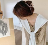 小清�磨砂发夹女夏季后脑勺大号鲨鱼发卡可爱发抓夹头发夹子头饰